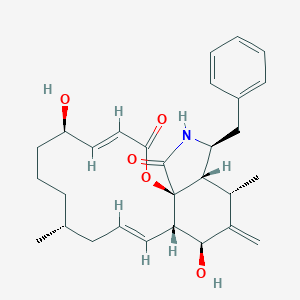(1S,4E,6R,10R,12E,14S,15S,17S,18S,19S)-19-benzyl-6,15-dihydroxy-10,17-dimethyl-16-methylidene-2-oxa-20-azatricyclo[12.7.0.01,18]henicosa-4,12-diene-3,21-dione